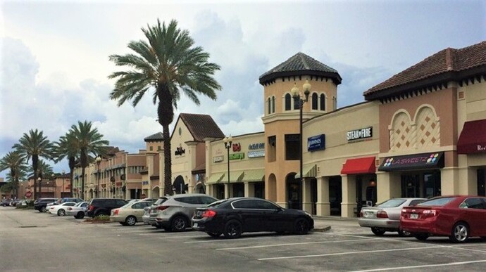 A picture of the Restaurant Row in Dr. Phillips, Florida