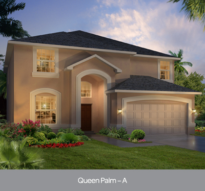 Solterra Resort New Construction Community Queen Palm Model for Sale | Davenport Fl