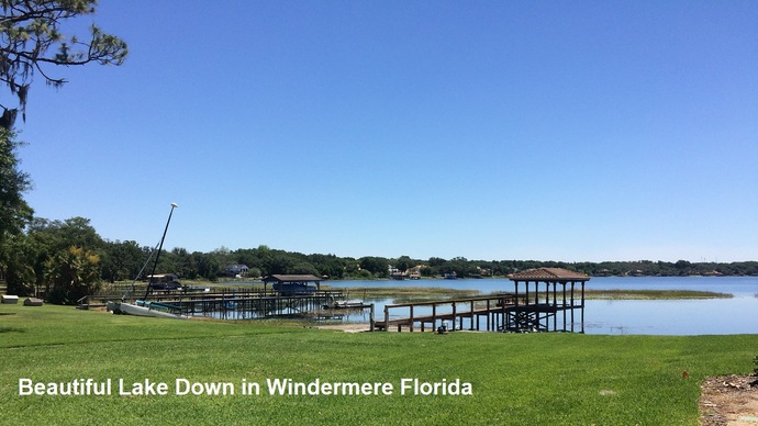 Lakefront Homes For Sale on Lake Down in Windermere Florida