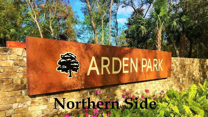 A view of the entrance gate of Arden Park, one of the top gated communities in Orlando