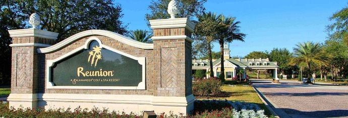 Vacation gated community with resort style amenities in Orlando, Florida