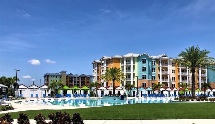 People enjoying amenities of Margaritaville Resort Orlando