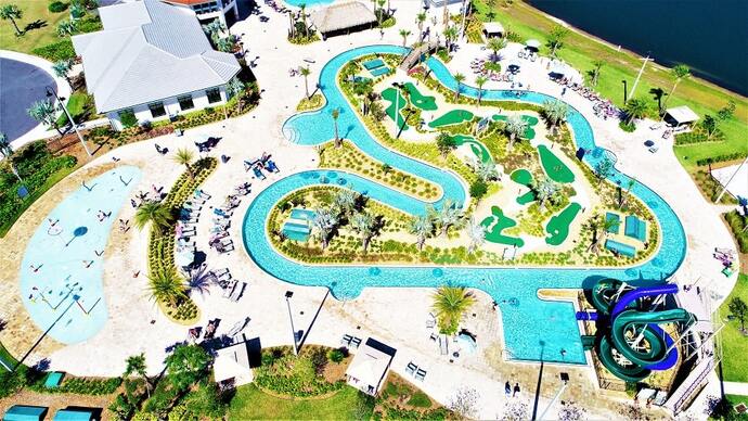 A beautiful view of Storey Lake Resort in Orlando