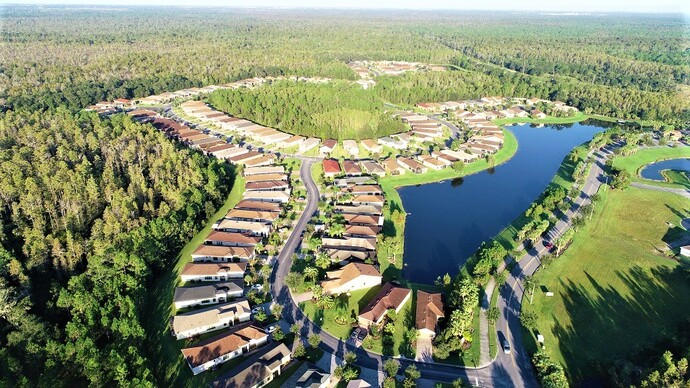 A picture of a master planned community in Orlando