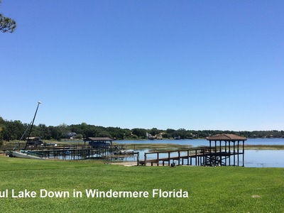 Lakefront Homes For Sale on Lake Down in Windermere Florida