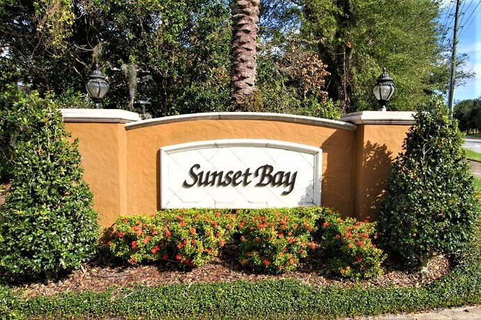 Sunset Bay Sign on Conroy Windermere Road