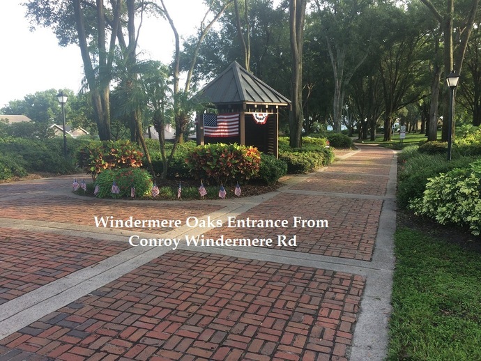 Windermere Oaks Entrance