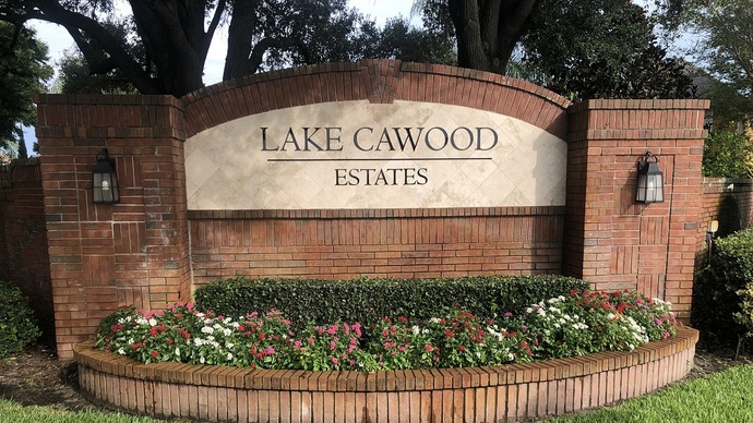 Lake Cawood Estates Community Entrance