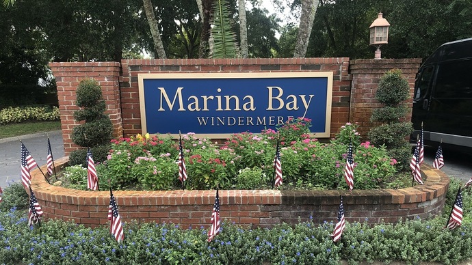 Marina Bay Windermere New Community Sign