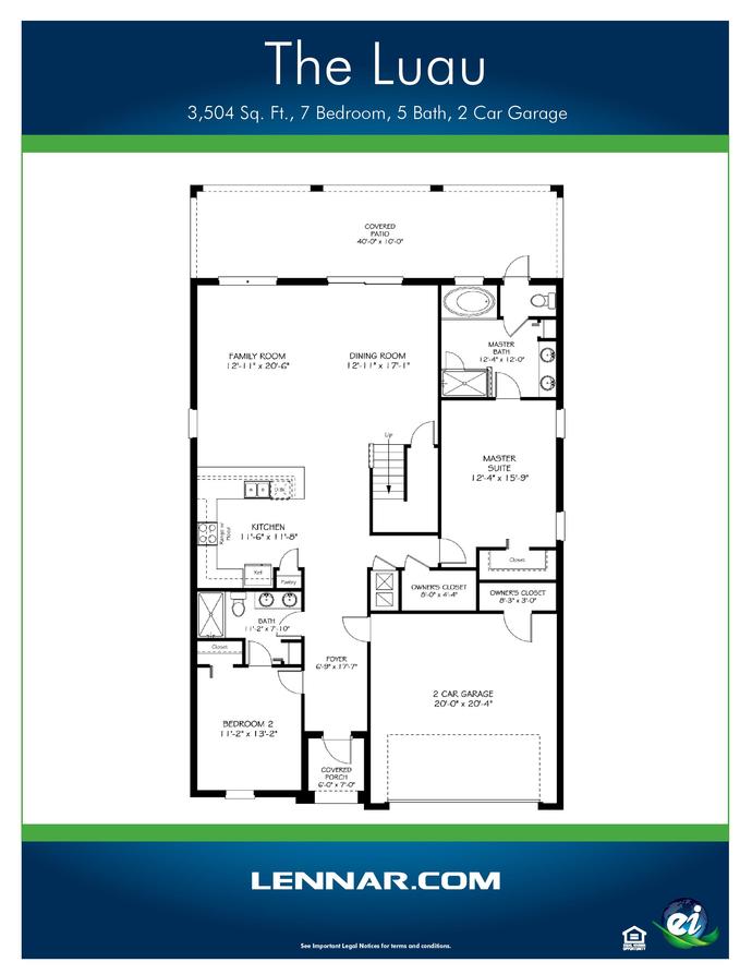 Champions Gate Homes See The Floor Plans Visit The Homes Here